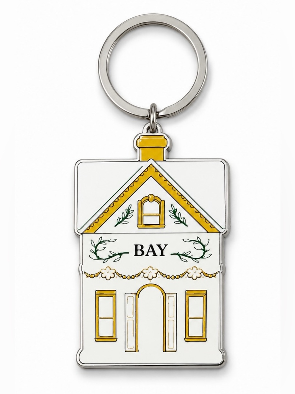 2/$25 Lenox Spice Village Inspired Bay House Keychain with Key Ring